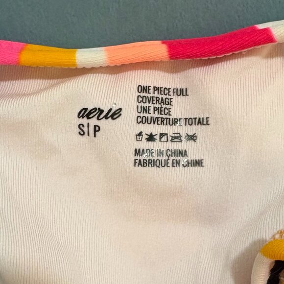 Aerie strappy full coverage one piece swimsuit size small - Picture 6 of 6